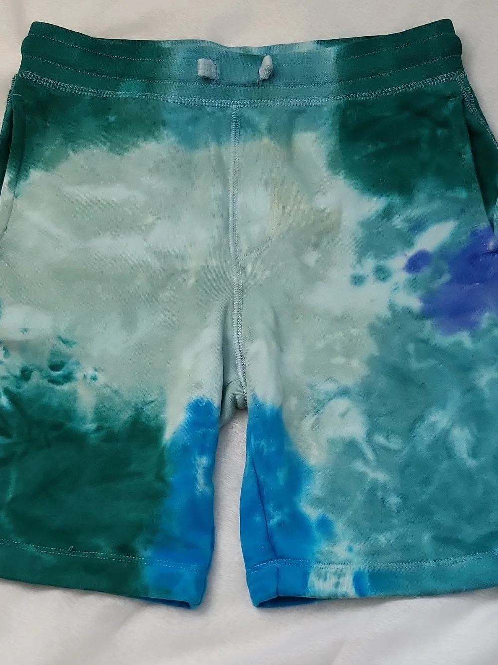 GAP Tie-Dye Green Blue Kids Shorts